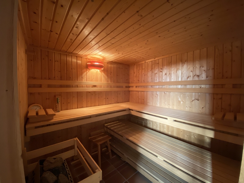 großzügige Sauna